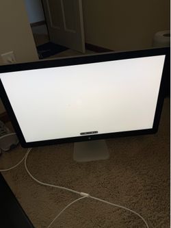27" Apple LED Cinema Display Monitor (2560x1440) - Mini DisplayPort - Works Great