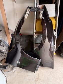 nissan 370z fenders cherry black