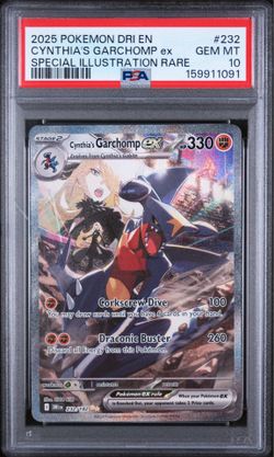 Pokemon card Cynthia’s Garchomp PSA 10