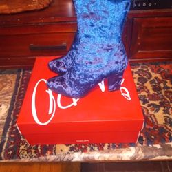 Blue Suede Boots