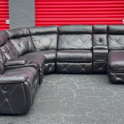 Sofa/Couch Sectional - Recliners - Black - Delivery Available 🚛