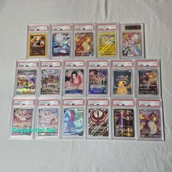 Pokemon One Piece Slab Lot