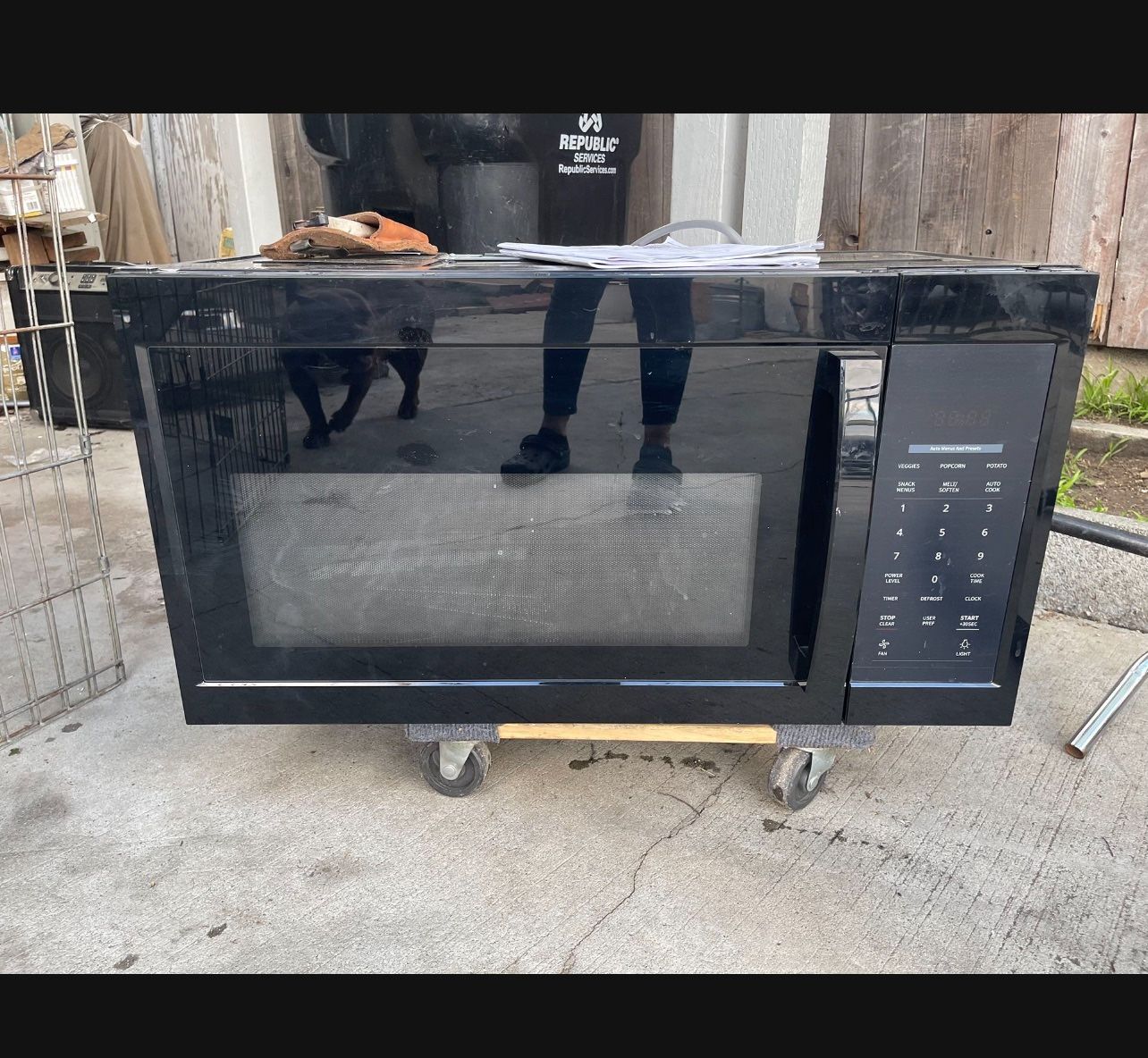 Black Over Range Microwave