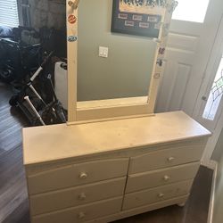 Dresser And Mirror