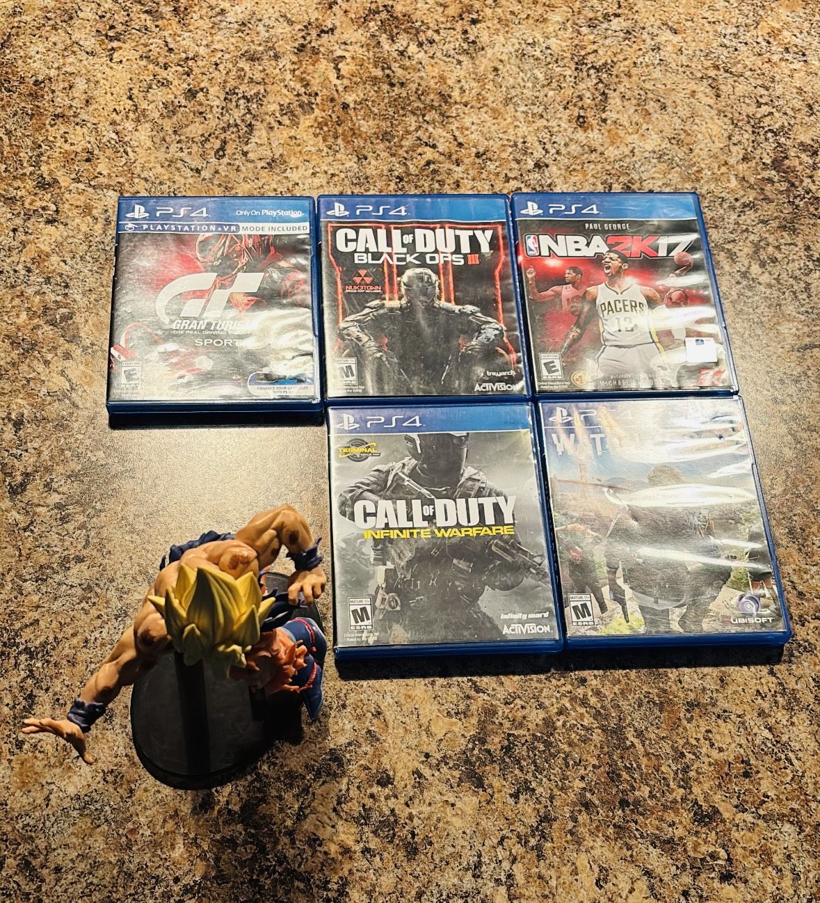 PS4 Games With Dbz Goku Figure