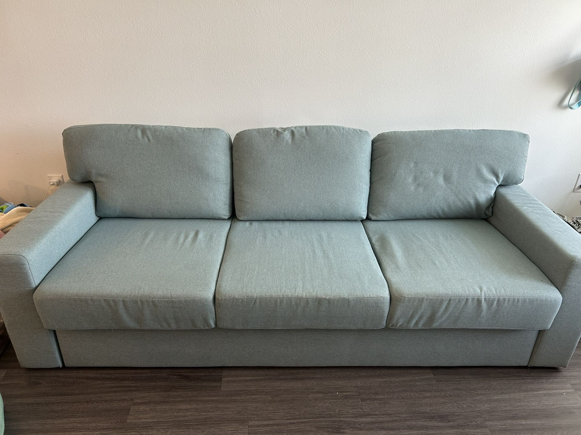 Blue IKEA pull Out Couch
