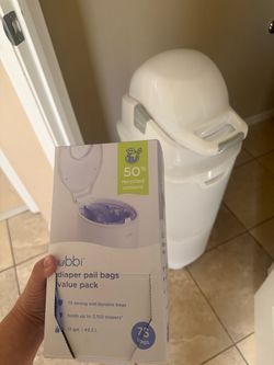 Baby diaper bin