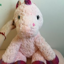 Sparkly Pink Unicorn Plush