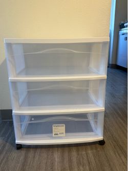 Plastic drawers