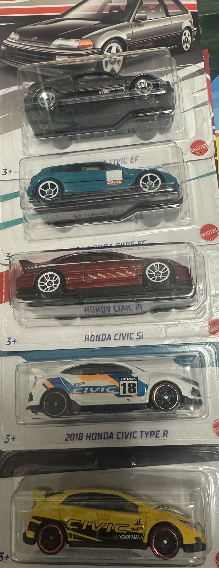 Hot Wheels Walmart Exclusive Honda Anniversary Set
