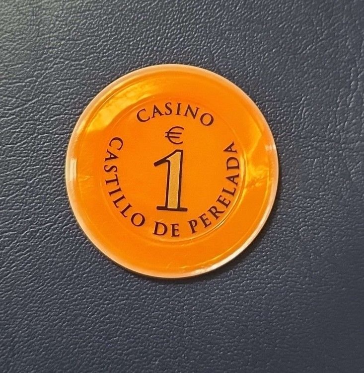 Casino Chips-1 Euro-castillo De Perelada-spain
