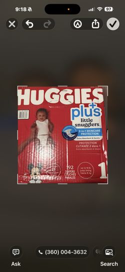 Diapers size 1