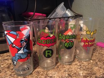 1978 Pepsi dc comics glass cups