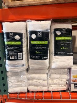 Member's Mark Barmop Towels 24-Pack Brand New Only $7.99!
