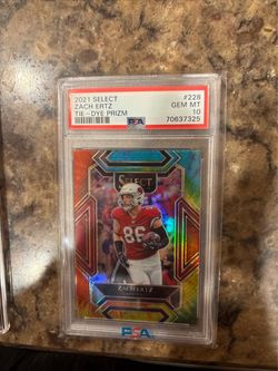 2021 Select Zach Ertz Tie-Dye Prizm PSA 10 #9/25