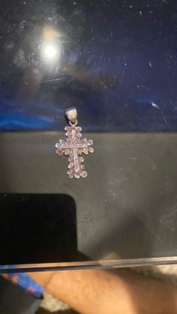 Real nugget pendant, silver