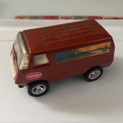 Tonka Vintage 70’s Brown Panel Van Steel Toy Vehicle