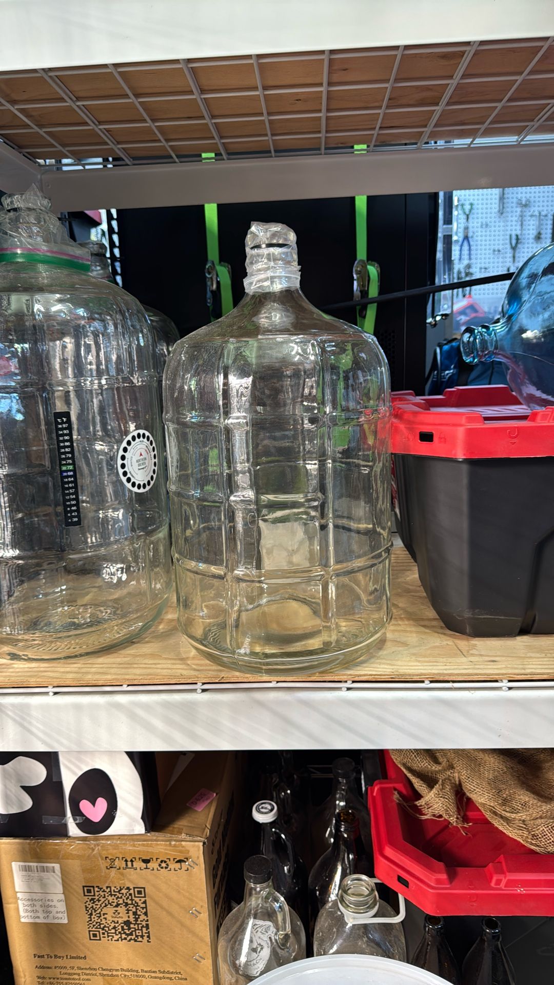 3 Gallon Glass Carboy