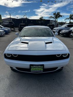 Dodge Challenger White Muscle Car