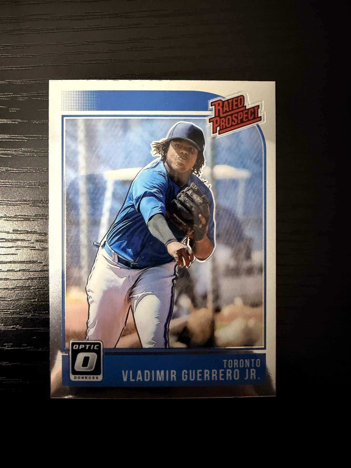 Vladimir Guerrero Jr Donruss Rated Rookie Card