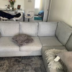 Blueish Grey Sectional 