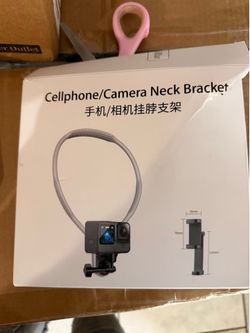 Neck phone holder
