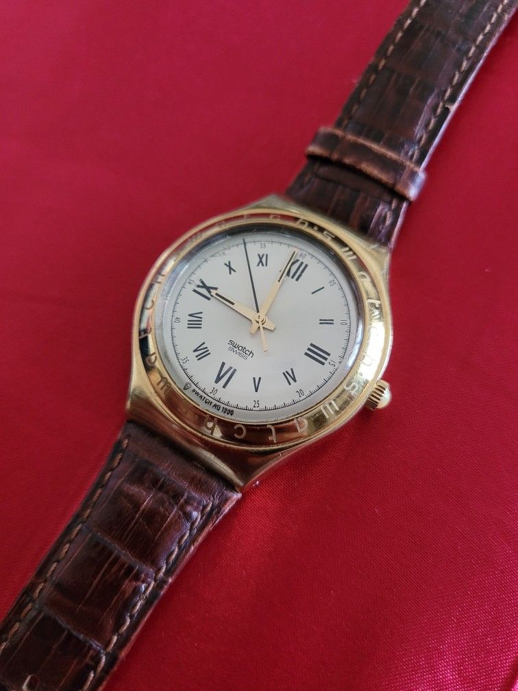 ⚡️RARE Vintage Swatch Irony AG 1996 Men's Swiss Made Quartz Watch