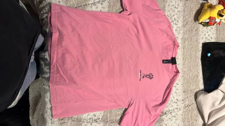 H&M foundation Service The best ice cream in town pink short sleeve shirt (X-Large)