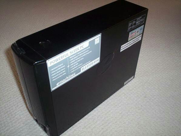 eMachines EL133G-01W AMD Athlon 1.8 GHz 160GB HD 4 GB RAM DVDRW Win 7 - $125 (Schererville, IN)