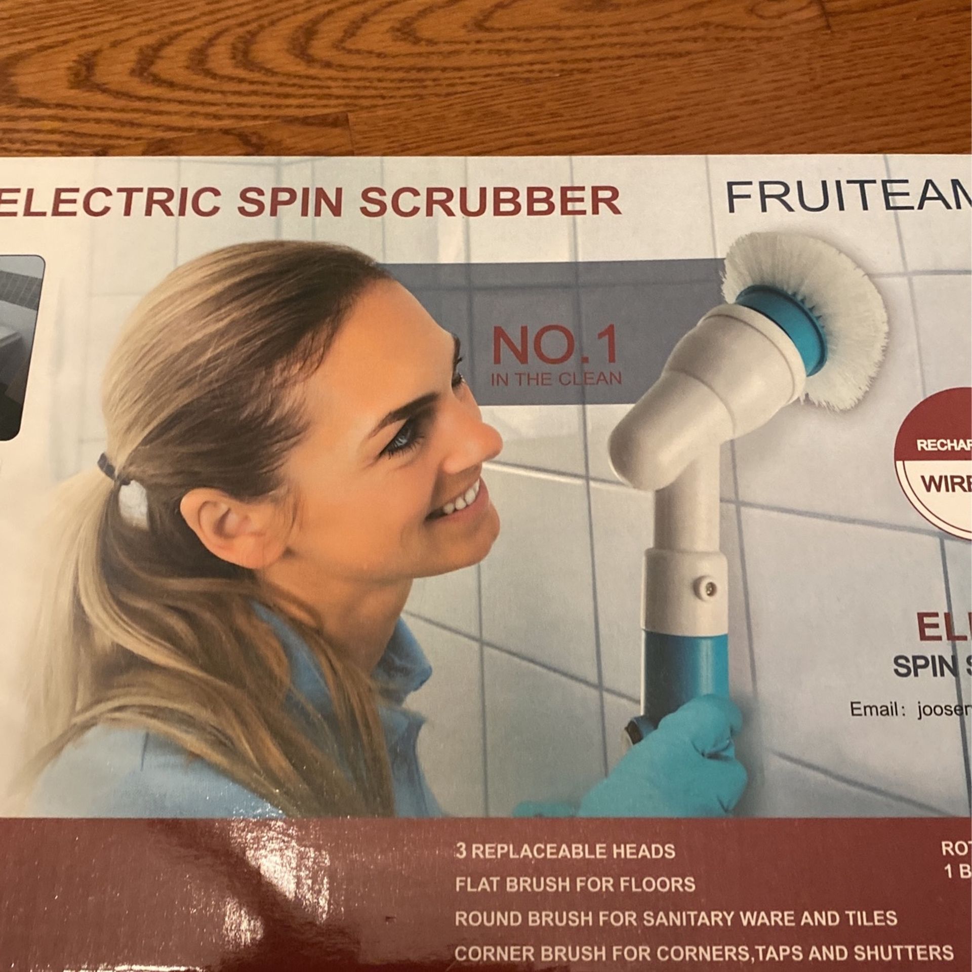 Power Electric Spin Scrubber