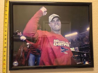 ALBERT PUJOLS 2004 NLCS ~16" x 20 " Framed Photo