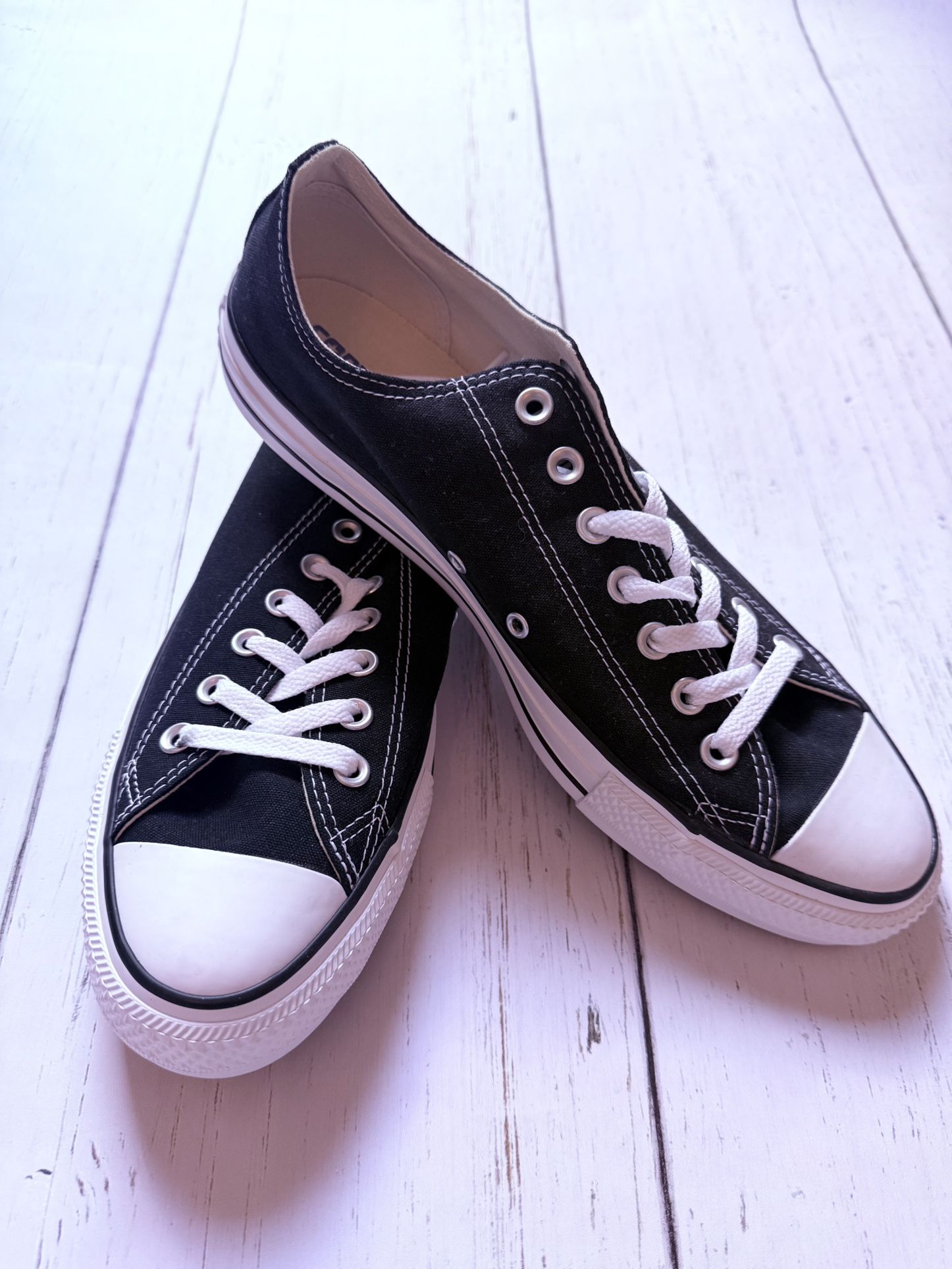 Men’s Converse Black and White Sneakers