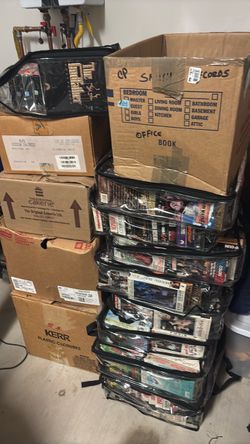 Huge VHS movie collection