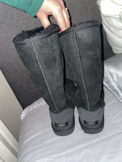 Tall Black Uggs Size 5