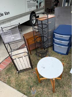 Free dresser, end tables, and organizers
