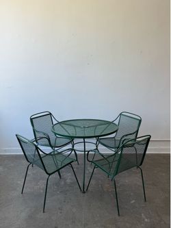 Vintage Salterini Style Outdoor Patio Set