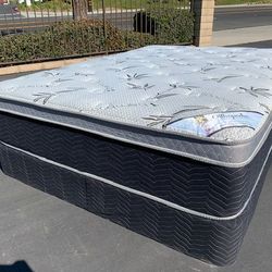 Queen Orthopedic Bamboo Pillow Top!•••