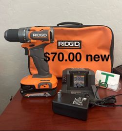 Ridgid drill $70.00 new brushless
