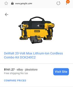 Drill driver impact driver kit.