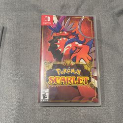 Pokémon Scarlet  Nintendo Switch 