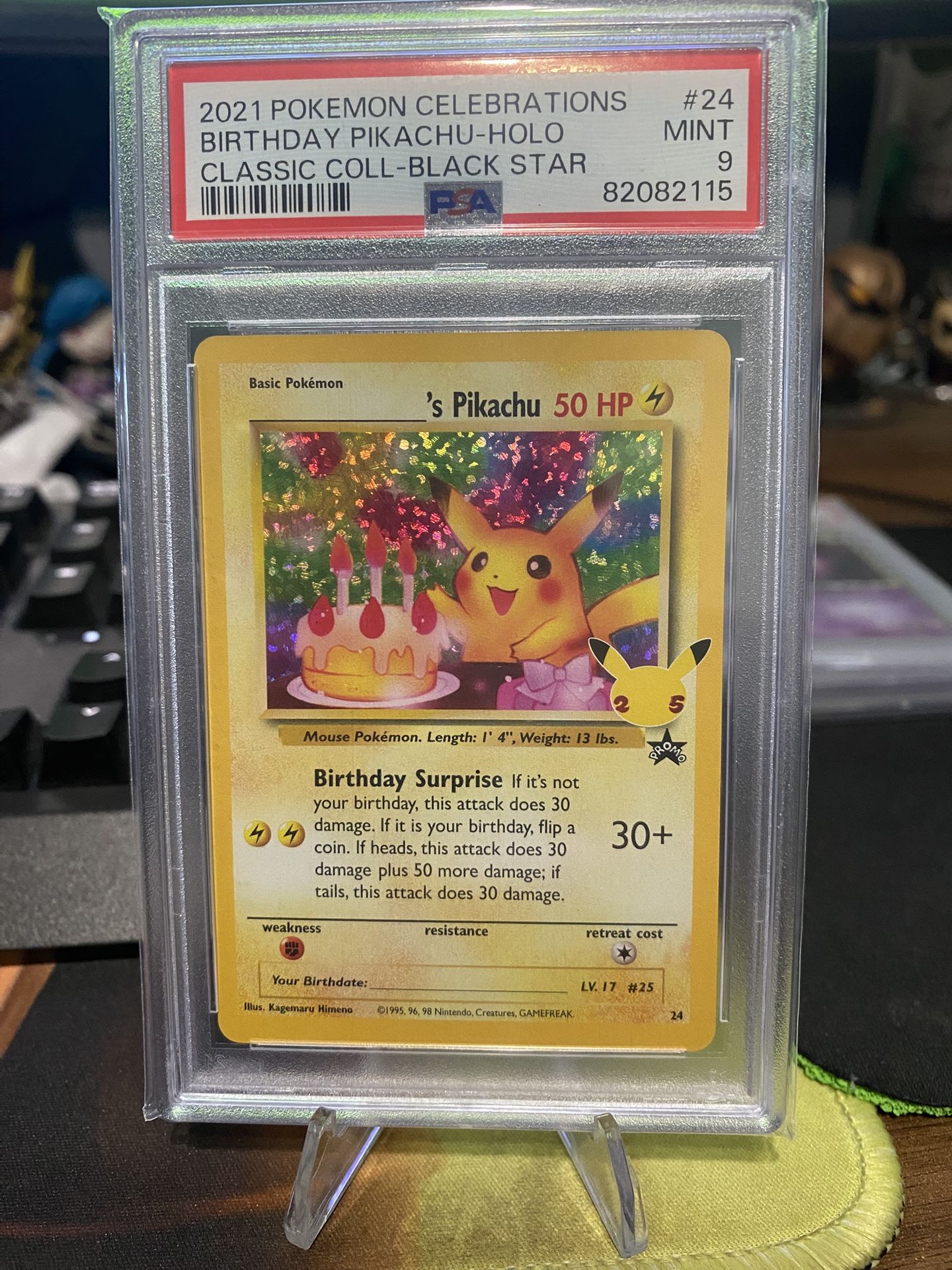 Pokémon Pikachu PSA 9