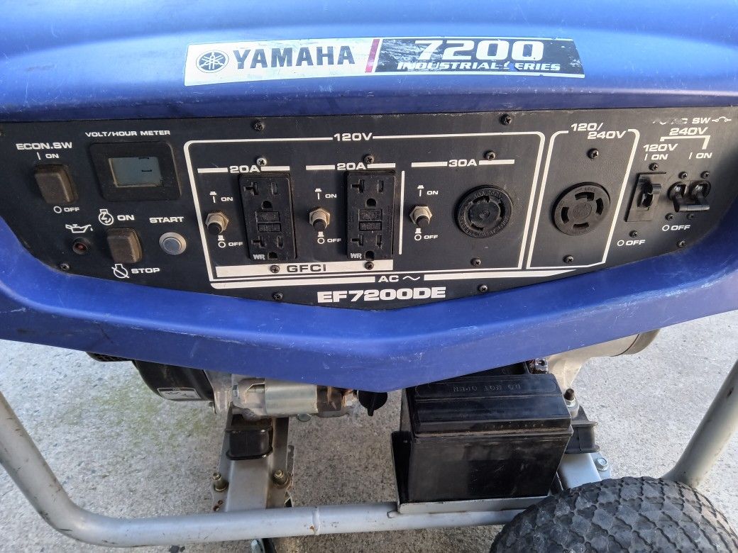 Yamaha 7200 Power Generator