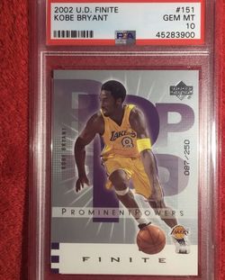 Rare Kobe Bryant PSA 10