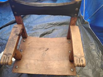 Antique Spanish friars chair