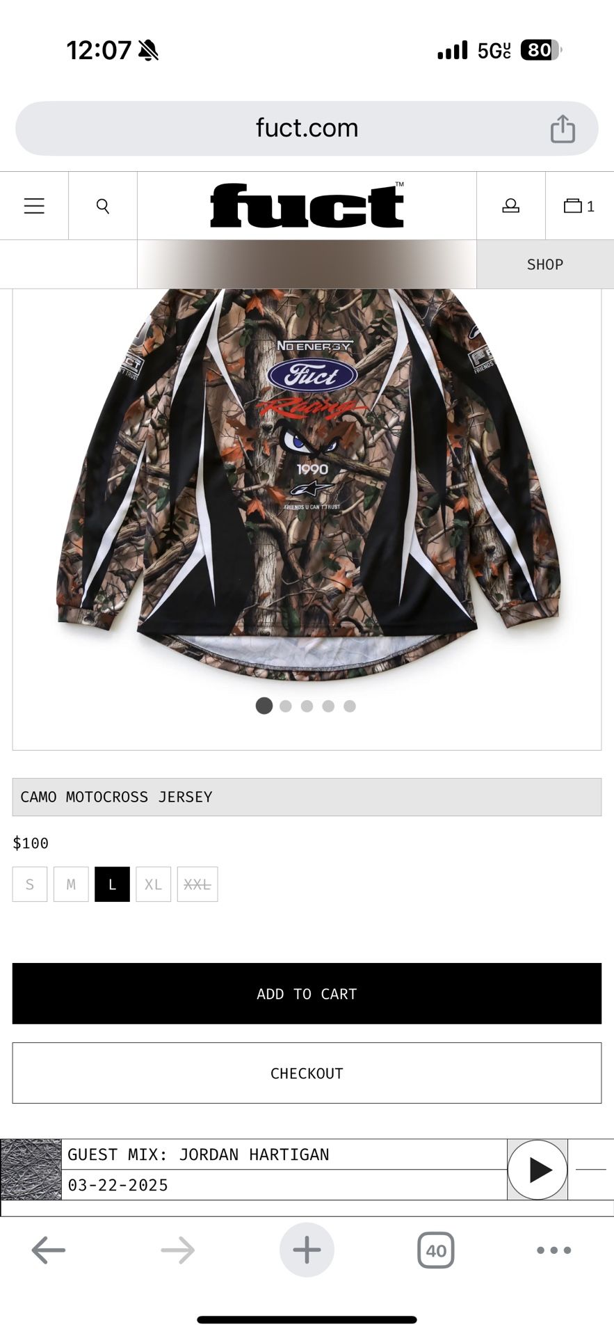 FUCT Motocross Jersey