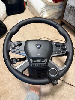HORI Gaming Steering Wheel and Pedal Set/shifter/ led engine brake toggle switches