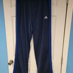 Men's Adidas Trekking Pants - Warmups, Size 2XL, With Pockets And Drawstring