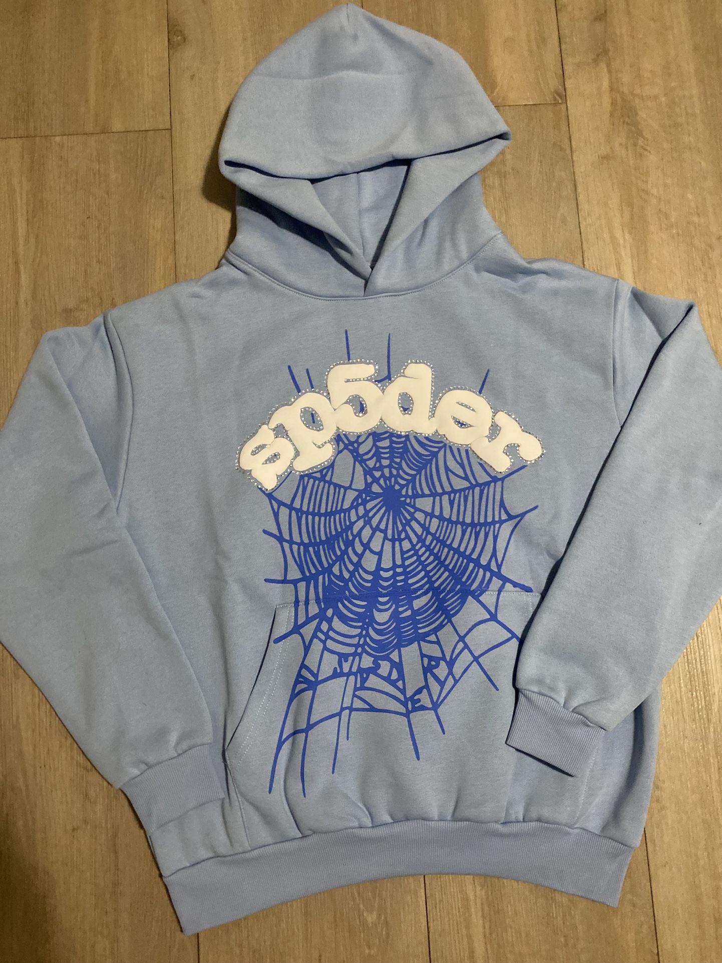 Sp5der Web Hoodie “Sky Blue”
