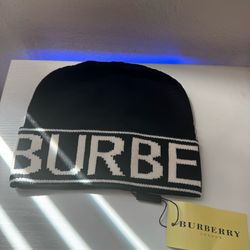 Black Knit Beanie Designer Style Winter Hat