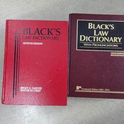 Black's Law Dictionary 6th And 7th Edition 